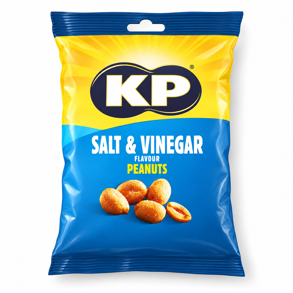 KP Salt & Vinegar Flavour Peanuts 65g — HRS product image
