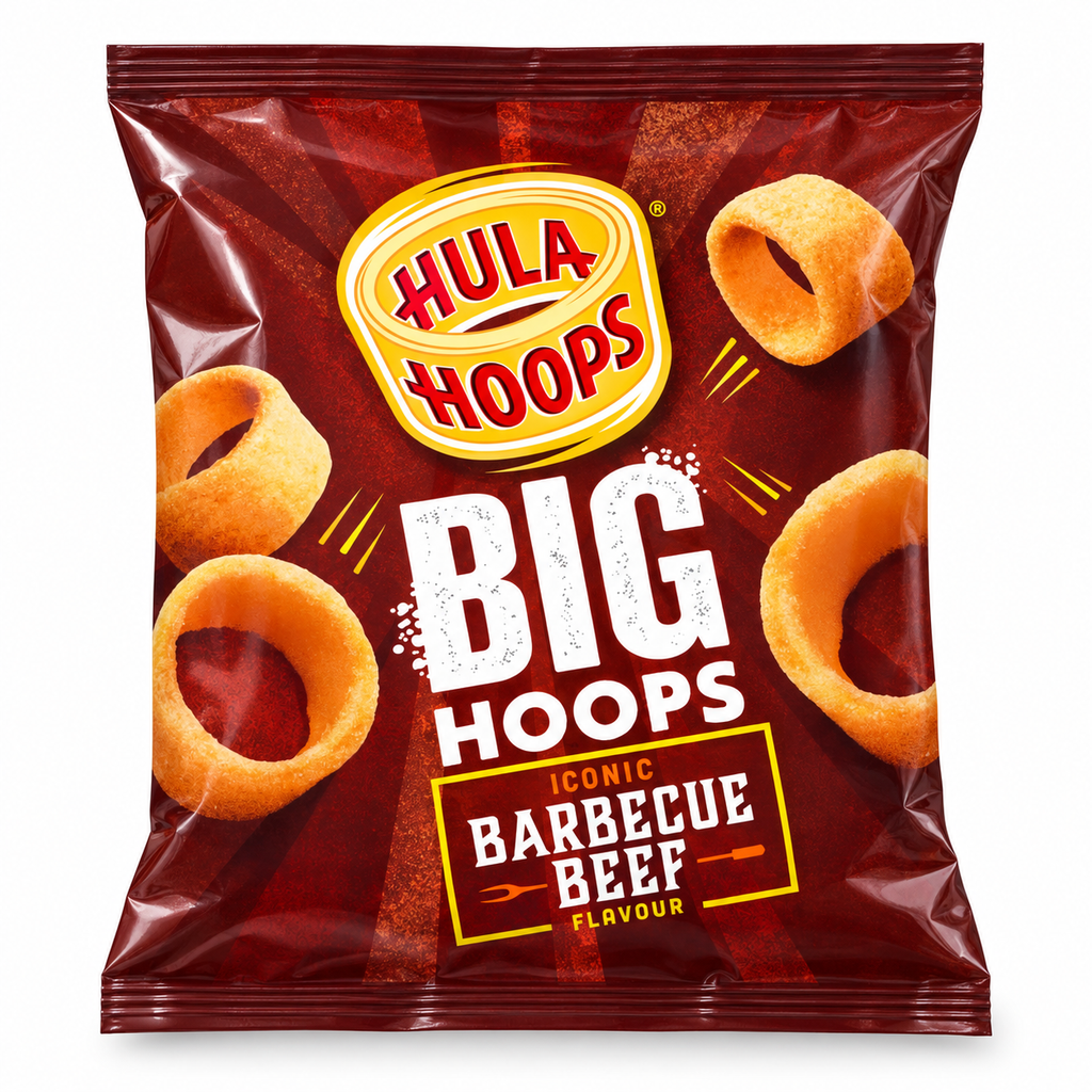 Hula Hoops Big Hoops Barbecue Beef 70g — HRS product image