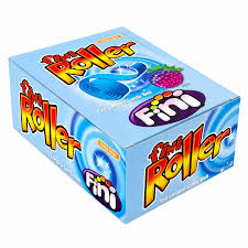 Fini Roller Raspberry Sweets - Box of 40 x 20g Rolls — wholesale case
