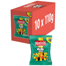 Maynards Bassetts Mini Gems Sweets - Box of 10 x 110g Bags — wholesale case