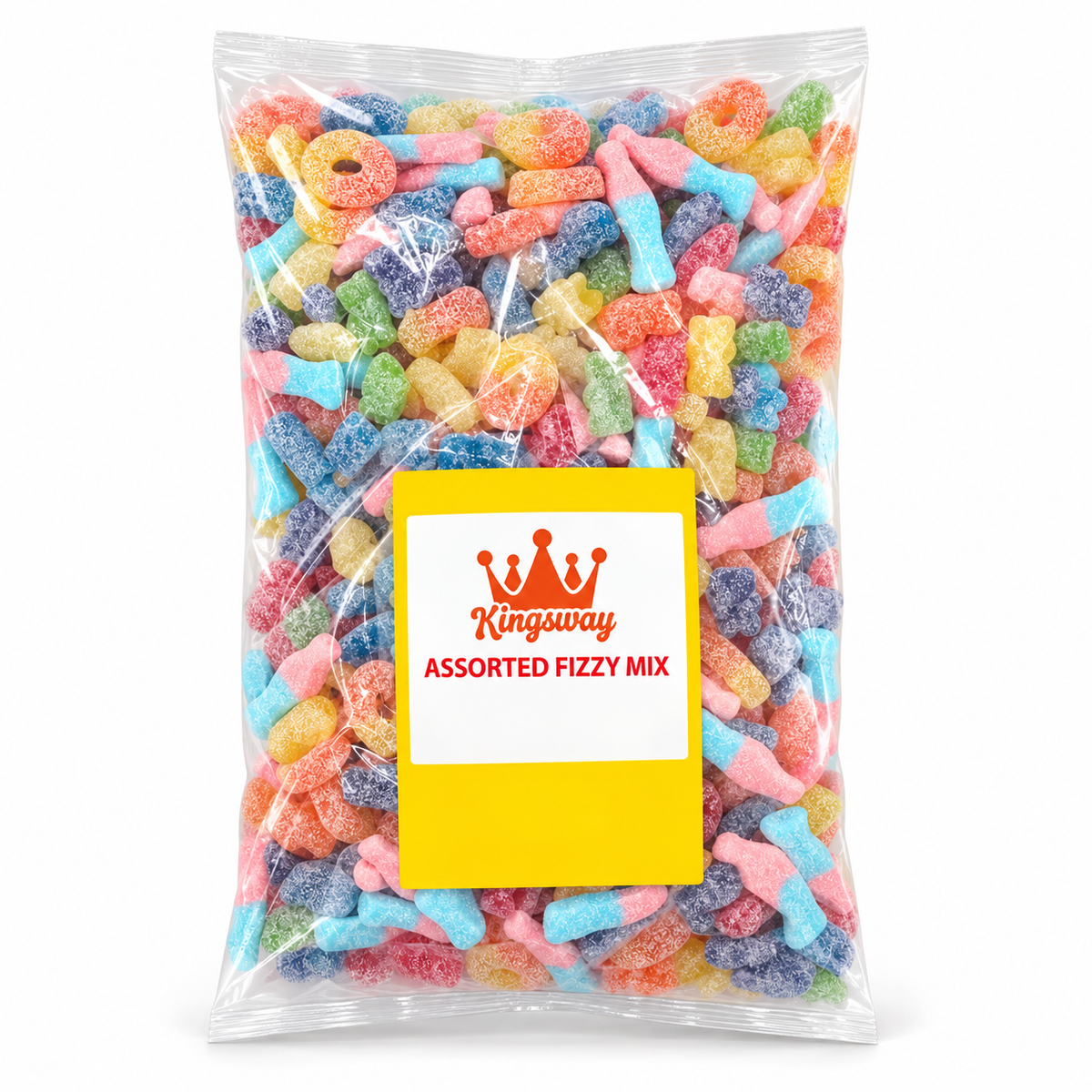 Kingsway Assorted Fizzy Mix 2.5kg Vegan Weigh Out Bag — product image