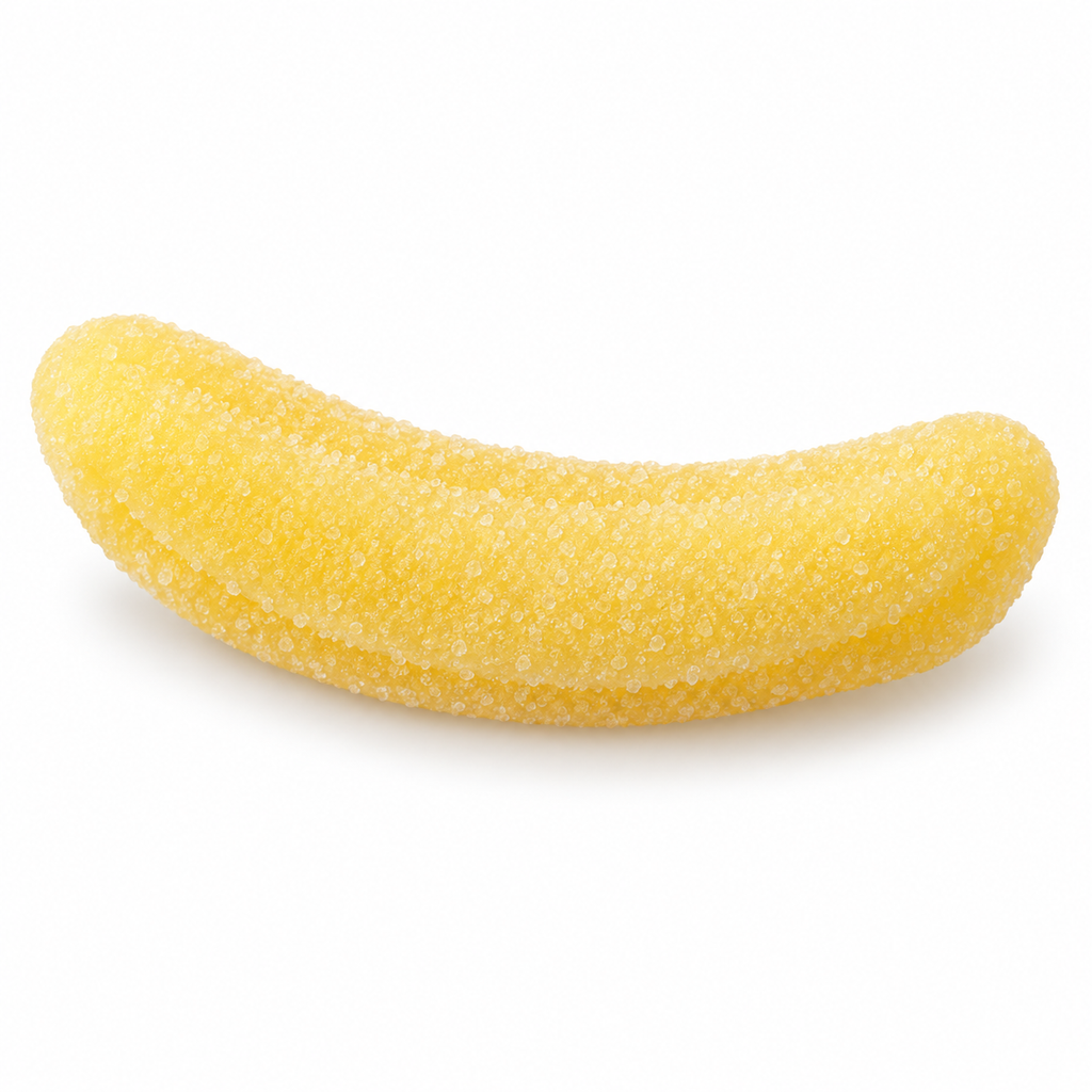 Yummy Gummy Banana 1kg weigh-out bag — product image
