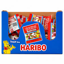Haribo Supermix Mini Bags Sweets - Box of 100 x 16g Bags — wholesale case