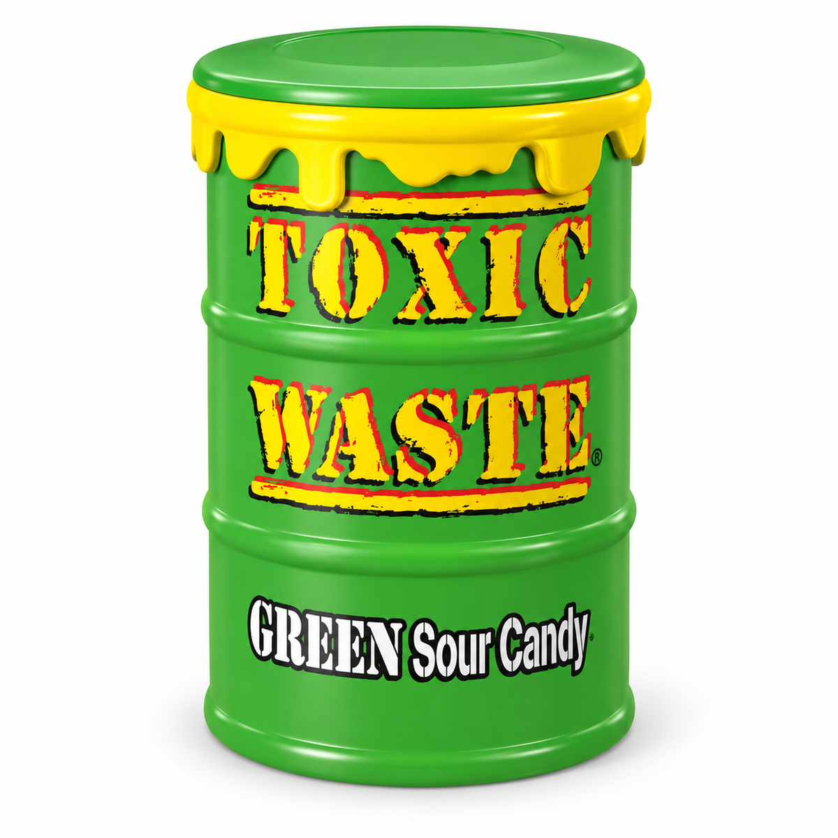 Toxic Waste Green Sour Candy Drums 12 x 42g drums — product image