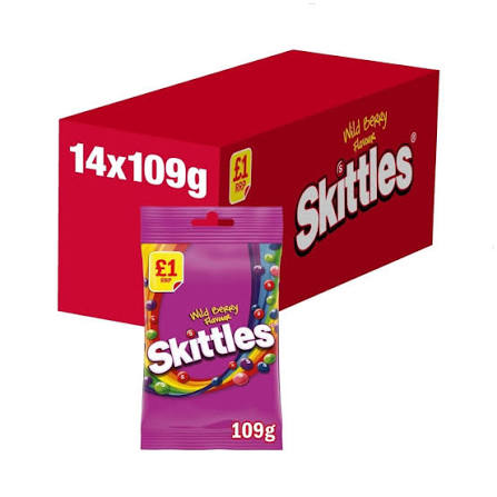 Skittles Wild Berry 14 x 109g — wholesale case product asset