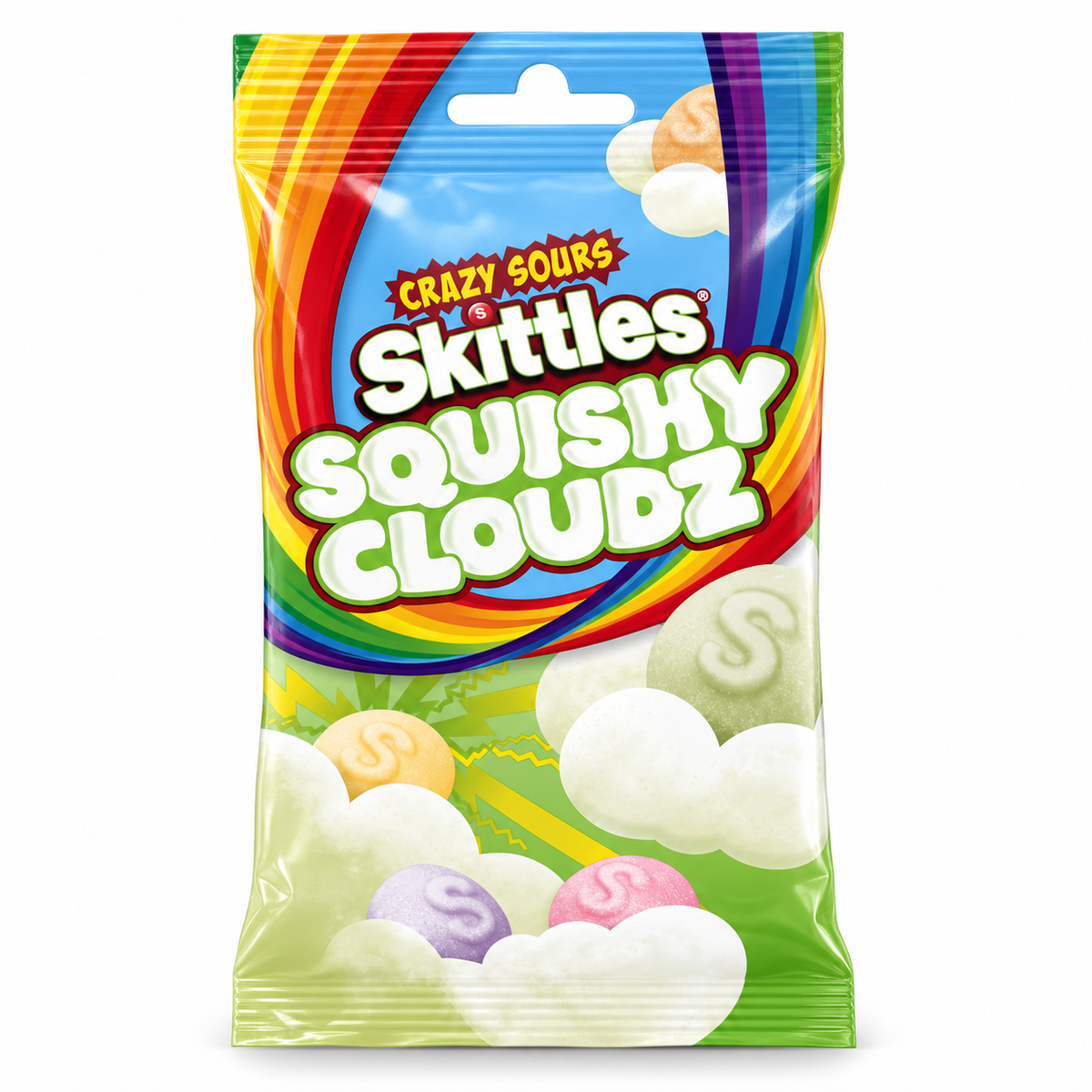 Skittles Squishy Cloudz Crazy Sours 14 x 70g £1 PMP — product image