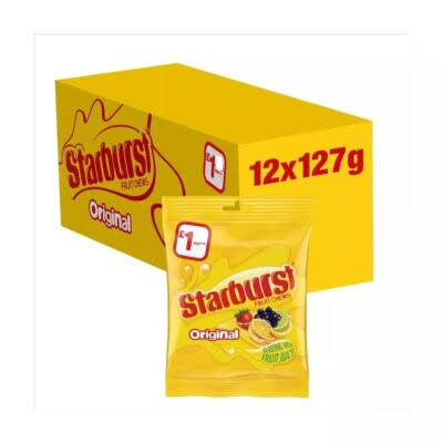 Starburst Original 12 x 127g — wholesale case