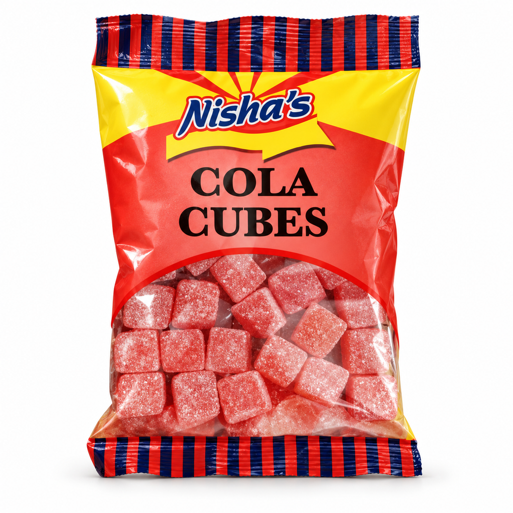 Nisha's Cola Cubes 12 x 120g family packs — product image