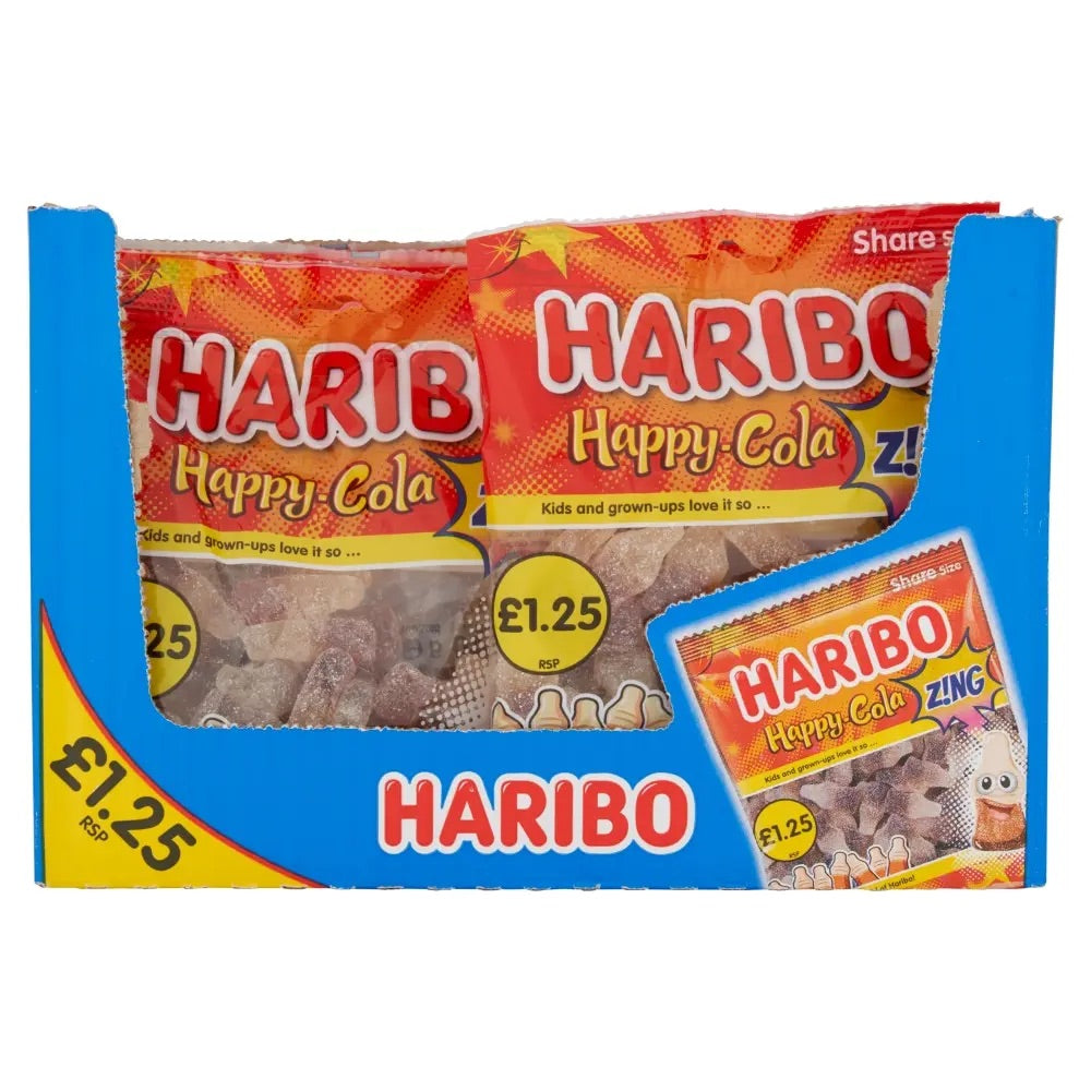 Haribo Happy-Cola Cola Sweets Bags - 12 Pack x 140g product image