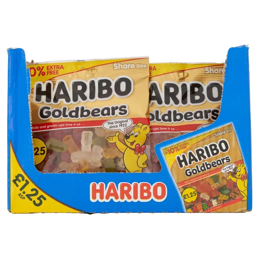 Haribo Goldbears Fruit Sweets Bags - 12 Pack x 140g product image