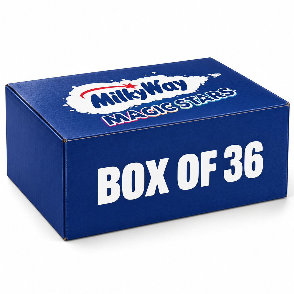 Milky Way Magic Stars wholesale box of 36 x 33g bags — product illustration