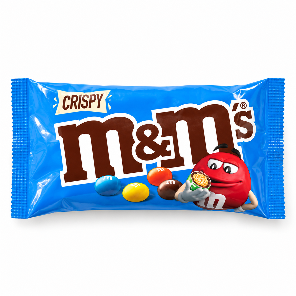 M&M's Crispy individual 36g bag — product illustration