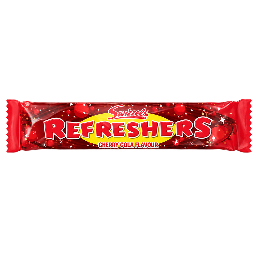 Refreshers Cherry Cola Chew Bars — transparent product cutout