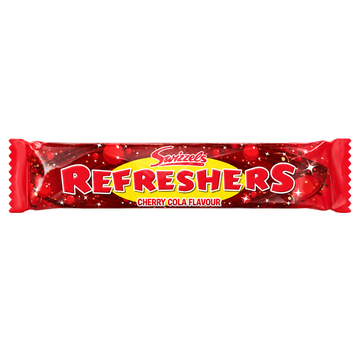 Refreshers Cherry Cola Chew Bars — transparent product cutout