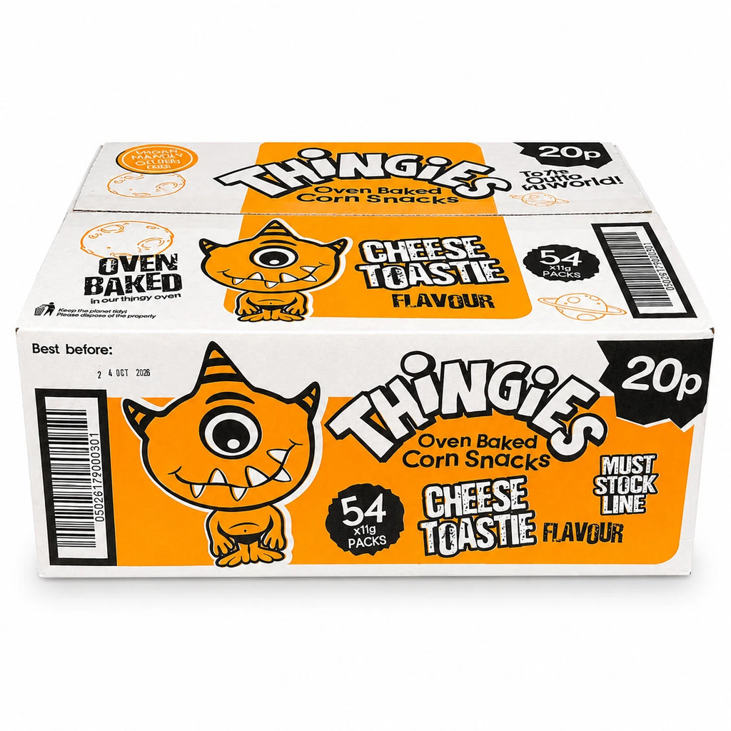 Thingies Cheese Toastie Corn Snacks 54 x 20p packs